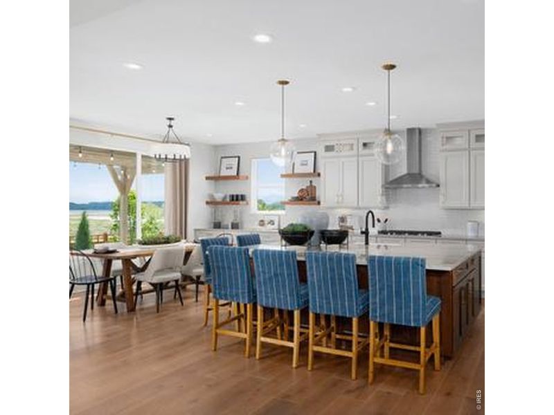 Furnished interior view inside a new home in , Timnath (Image 14).