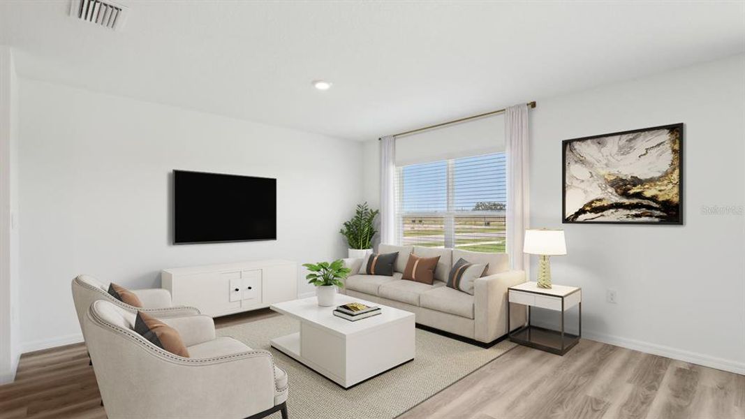 Furnished interior view inside a new home in Emerson Pointe, Ocala (Image 14).