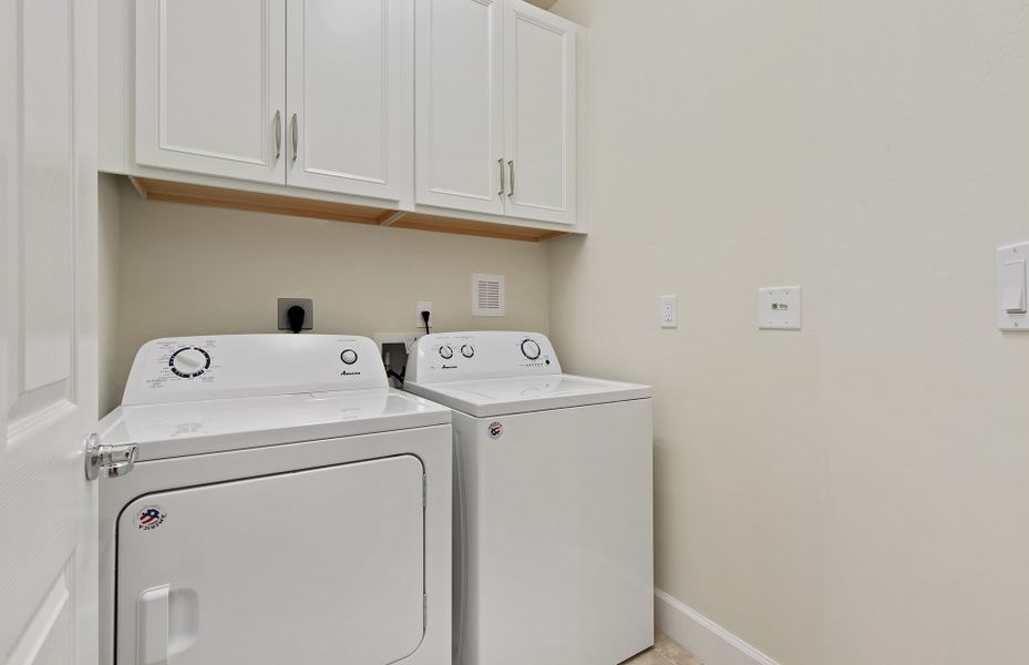 Laundry room with washer/dryer pair Laundry room with washer/dryer pair