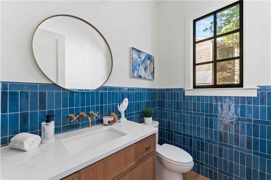 Furnished interior view inside a new home in , Atlanta (Image 36).