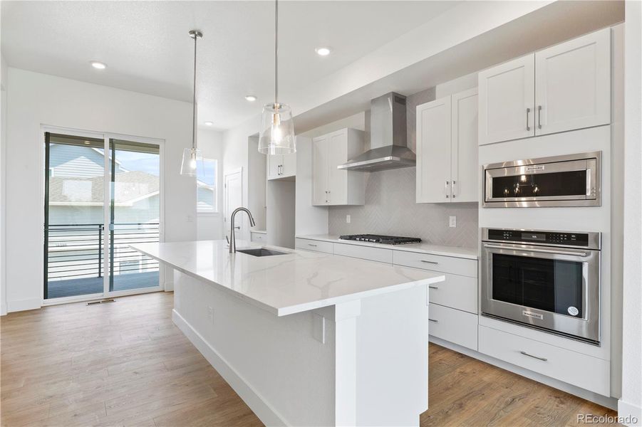 Furnished interior view inside a new home in Dillon Pointe - Skyview, Broomfield (Image 4).