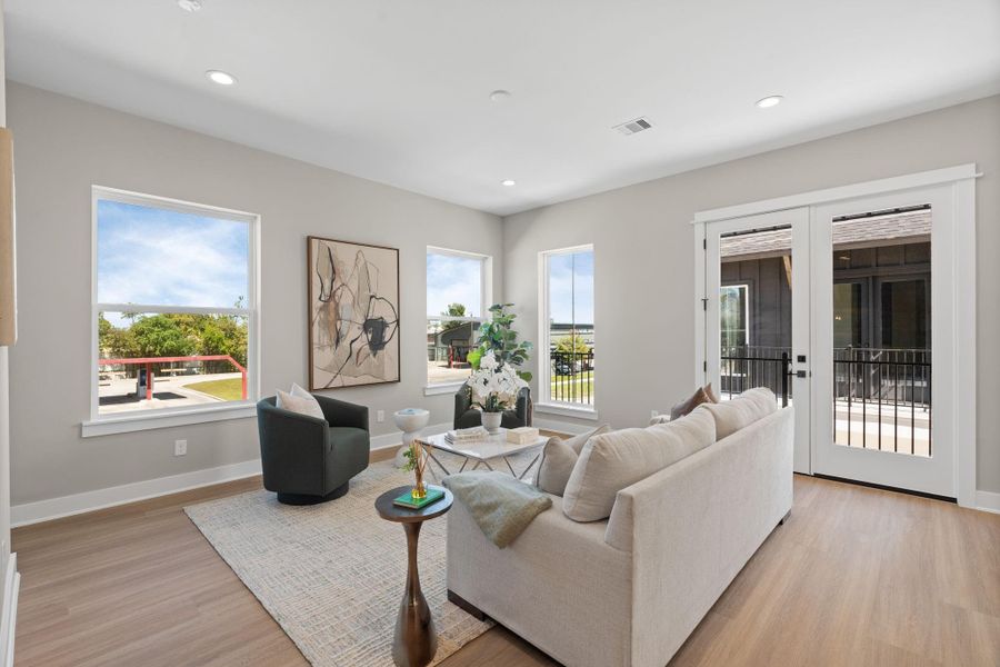 Furnished interior view inside a new home in , Houston (Image 30). Furnished interior view inside a new home in , Houston (Image 30).