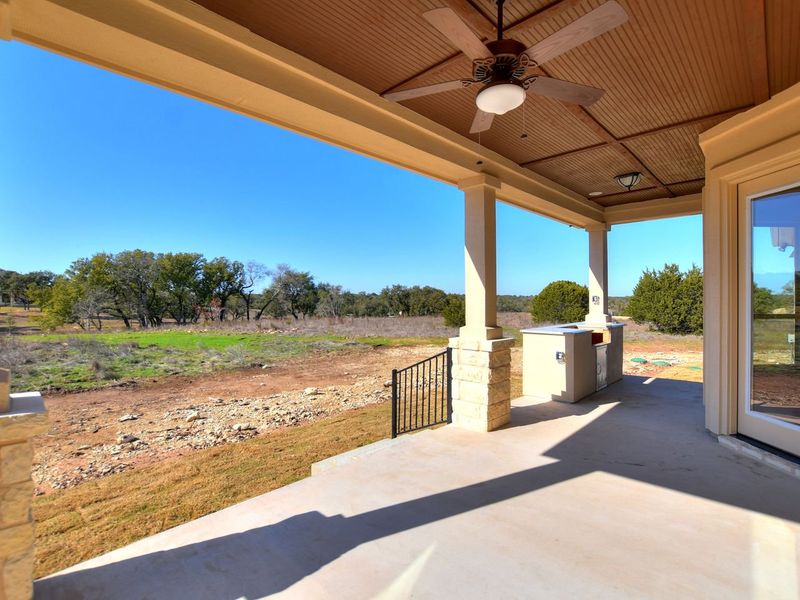 Representative exterior details of a home built from the Siena II by Giddens Homes in Clearwater Ranch, Liberty Hill (Image 66).