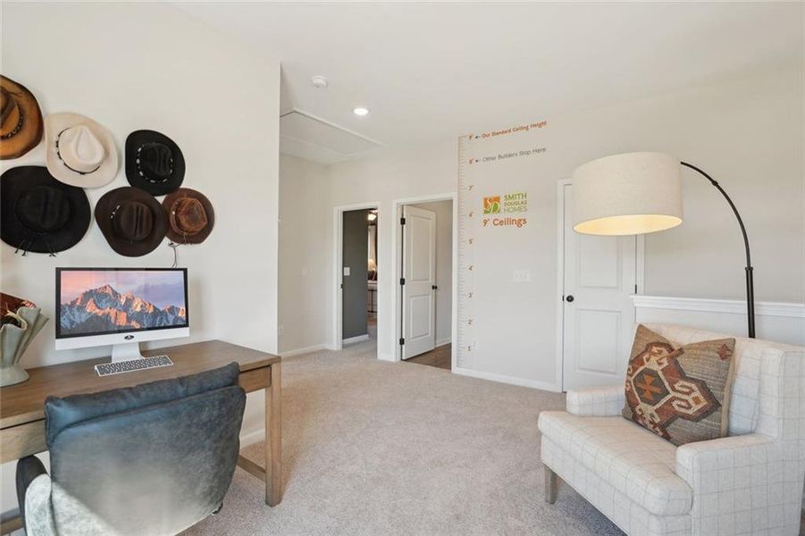 Furnished interior view inside a new home in Oakmont, Dallas (Image 25).