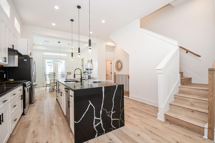 Furnished interior view inside a new home in , Houston (Image 16).
