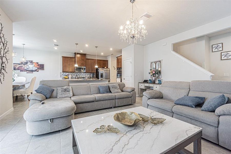 Furnished interior view inside a new home in , Spring Hill (Image 8). Furnished interior view inside a new home in , Spring Hill (Image 8).