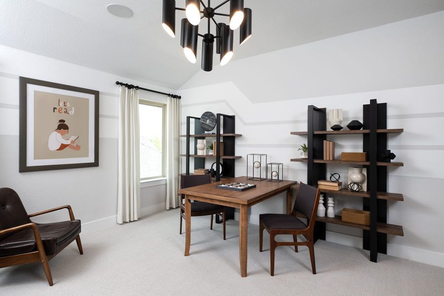 Representative furnished interior of a home built from the Emery by Tri Pointe Homes in Painted Tree, McKinney (Image 5).