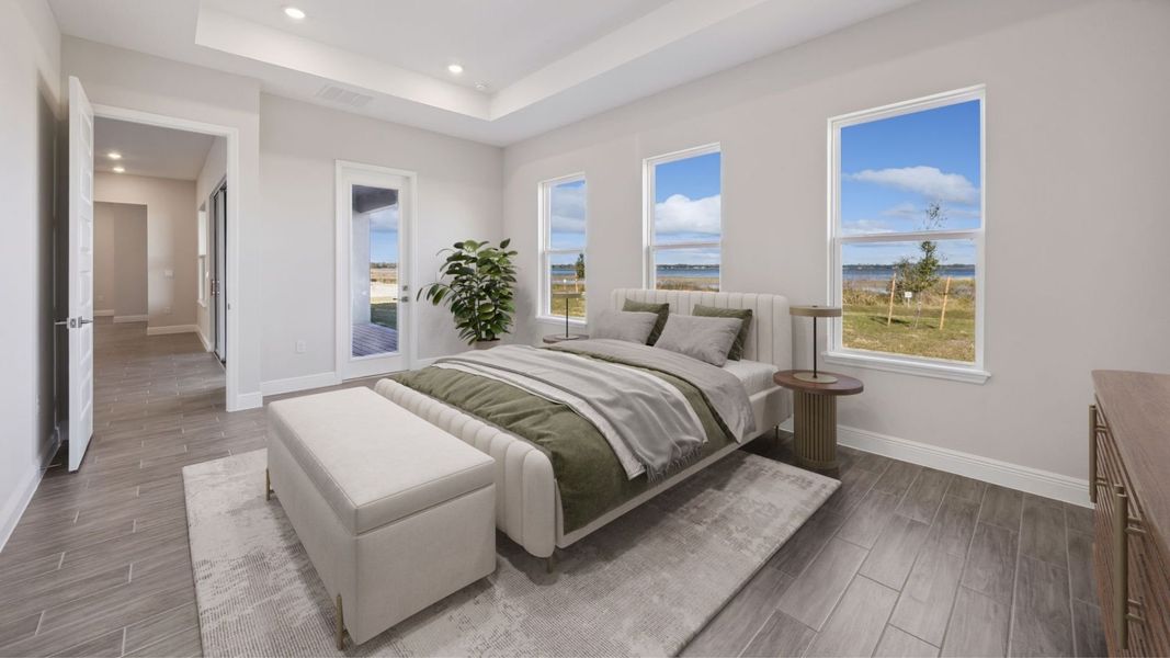 Furnished interior view inside a new home in Buena Lago, St. Cloud (Image 8).