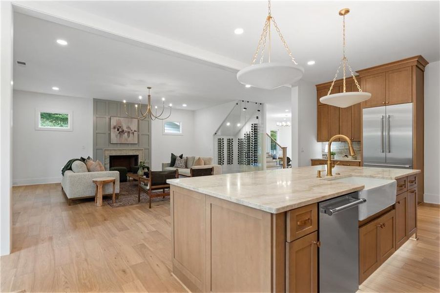 Furnished interior view inside a new home in , Roswell (Image 41).