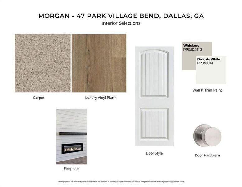 Sample of building materials used in homes in Easton Park, Dallas (Image 5). Sample of building materials used in homes in Easton Park, Dallas (Image 5).