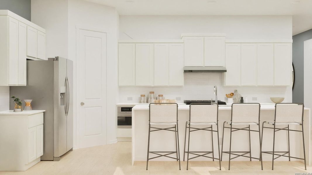 Furnished interior view inside a new home in Brookmill, San Antonio (Image 13). Furnished interior view inside a new home in Brookmill, San Antonio (Image 13).