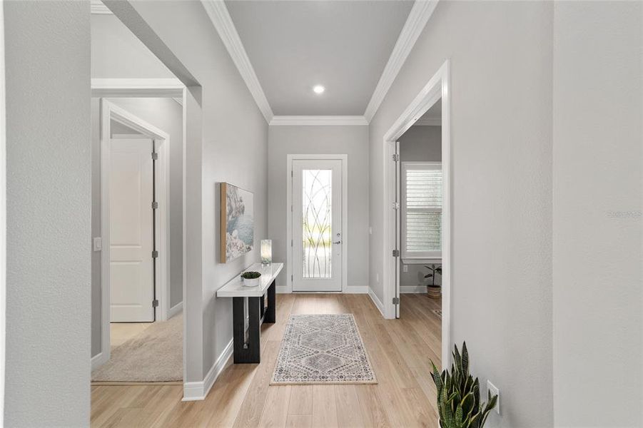 Furnished interior view inside a new home in , Ocala (Image 13).