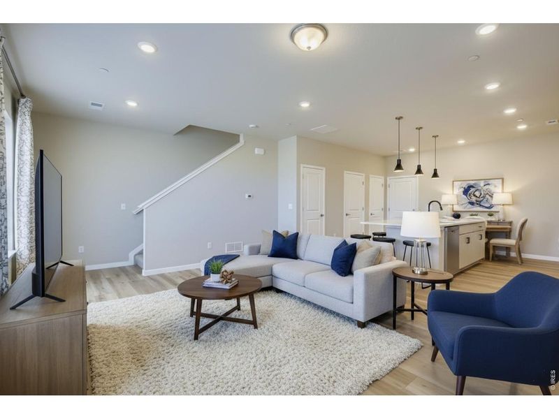 Furnished interior view inside a new home in , Fort Collins (Image 9).
