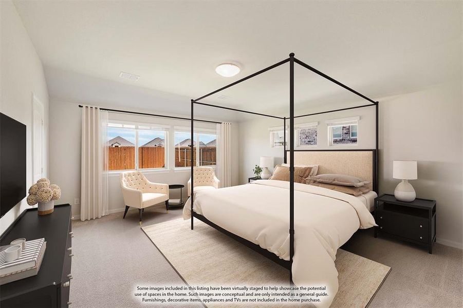 Furnished interior view inside a new home in Eagle Glen Elements, Alvarado (Image 14).