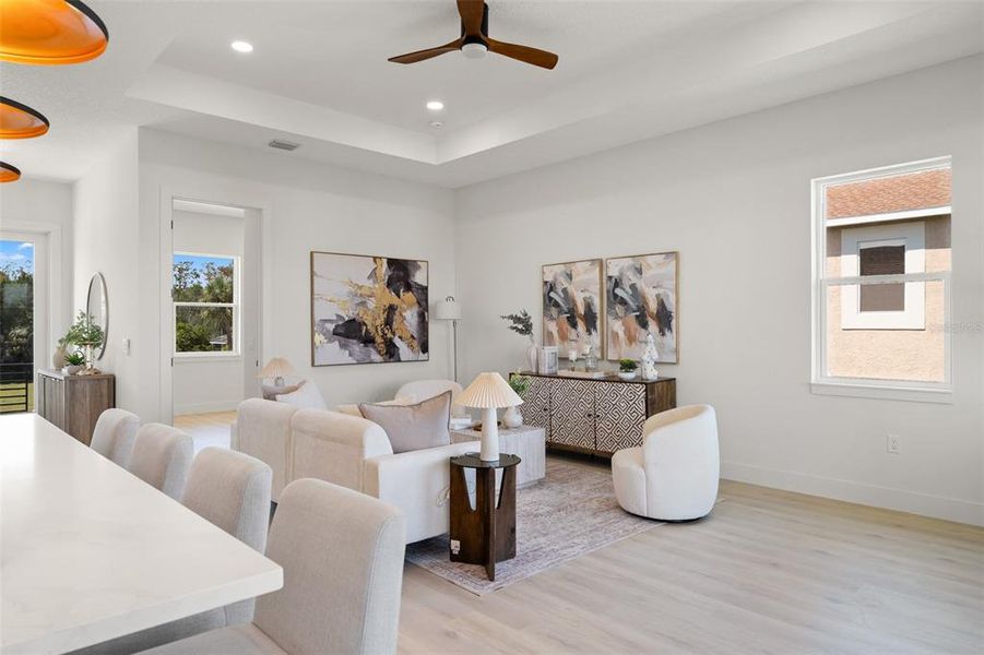 Furnished interior view inside a new home in , Hernando Beach (Image 32). Furnished interior view inside a new home in , Hernando Beach (Image 32).
