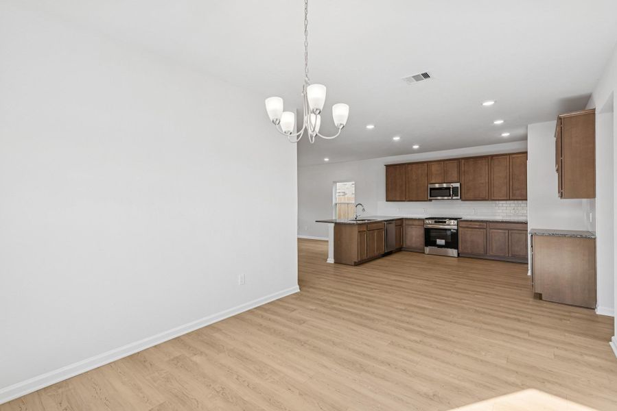 The Sparrow II- Dining Room into Kitchen