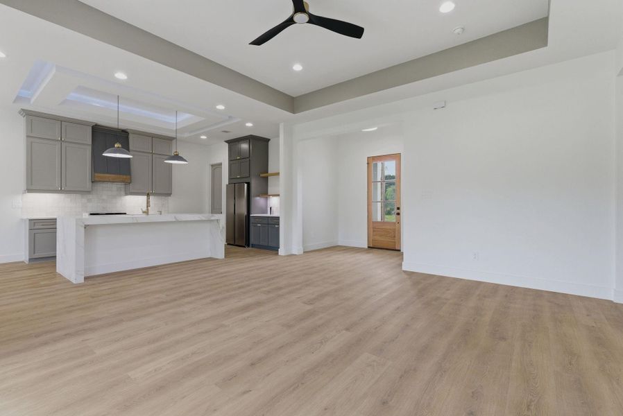 Spacious, unfurnished interior of a new home in , New Waverly (Image 23).