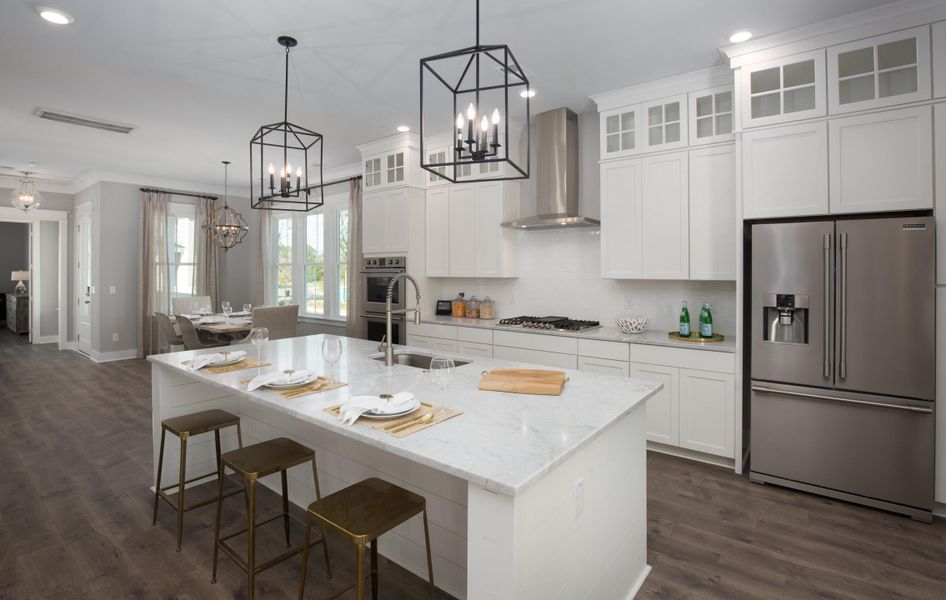 Furnished interior view inside a new home in Heron's Walk at Summers Corner: Row - Elevated Collection, Summerville (Image 6).