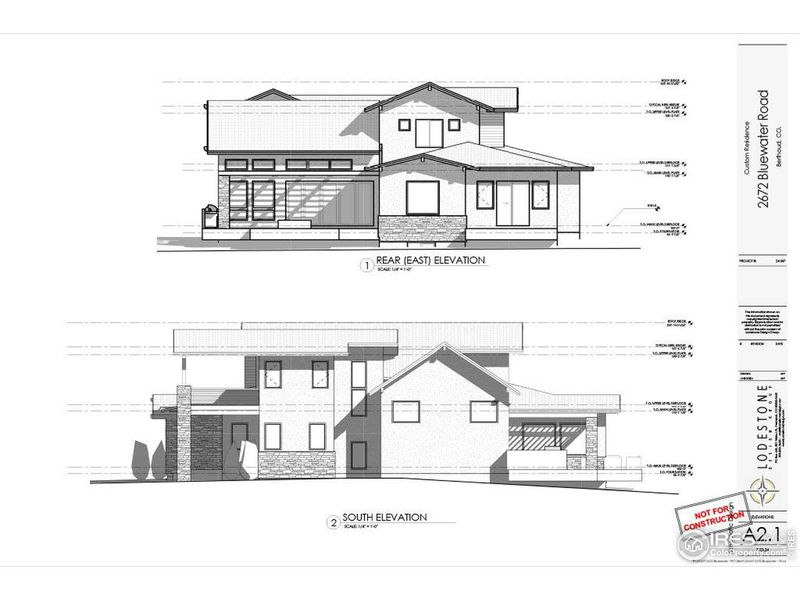 Exterior rendering of this home design in , Longmont, CO (Image 3).