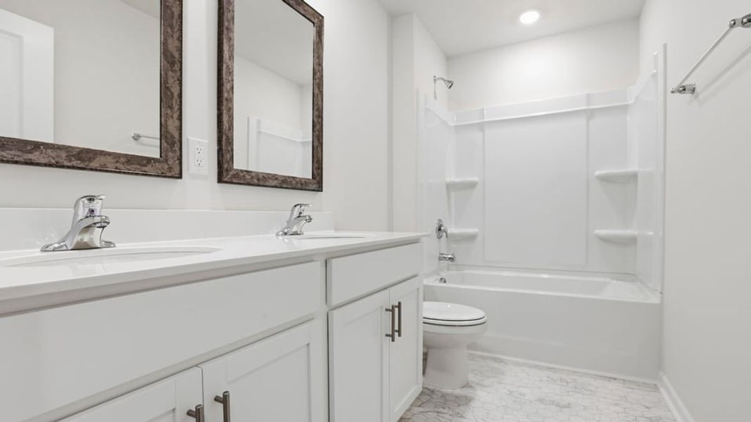 Furnished interior view inside a new home in Durbin Meadows Traditions, Fountain Inn (Image 13).