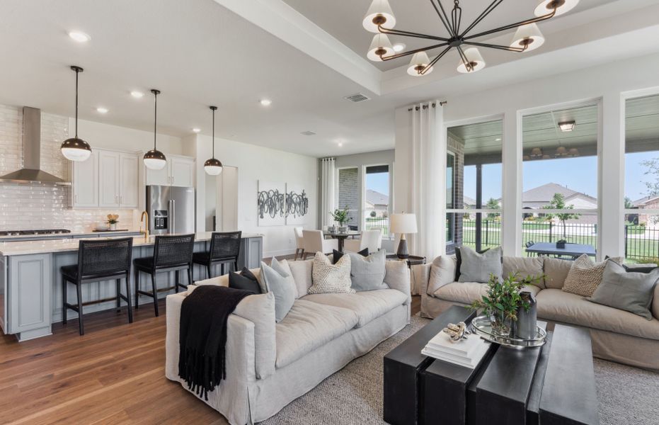 Representative furnished interior of a home built from the Renown by Del Webb in Del Webb Sonoma Verde, Rockwall (Image 14).