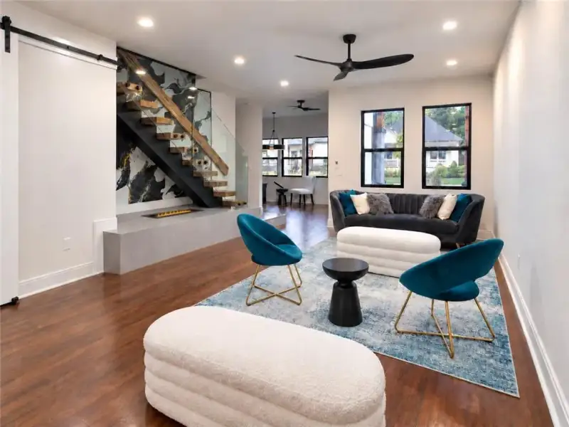 Furnished interior view inside a new home in , Atlanta (Image 18).