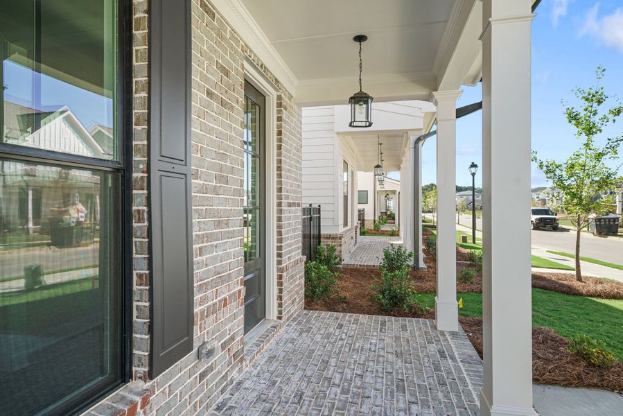 Representative exterior details of a home built from the The Osbourne by The Providence Group in Waterhaven, Cumming (Image 22).