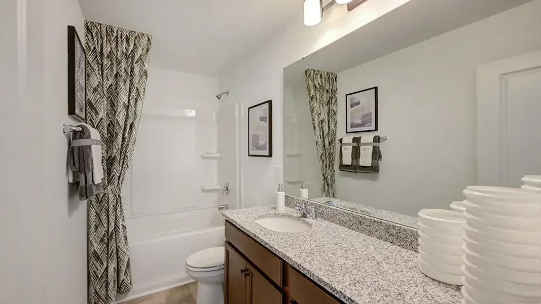 Furnished interior view inside a new home in Camden, Angier (Image 27).