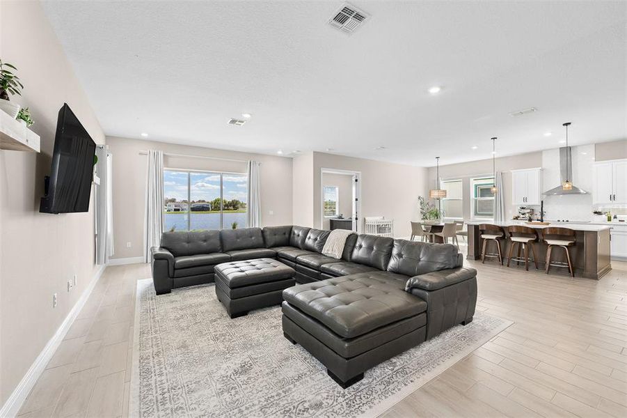 Furnished interior view inside a new home in Laureate Park, Orlando (Image 6).