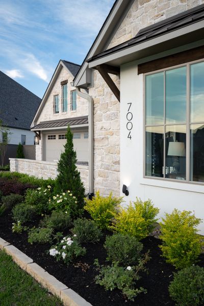 Exterior details and patio area of a home in Stella Ranch, Bryan (Image 34).