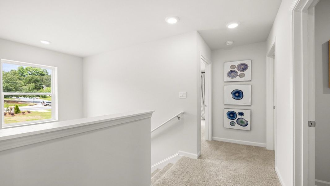 Representative furnished interior of a home built from the BELHAVEN by D.R. Horton in Pointe Park, Union City (Image 38).