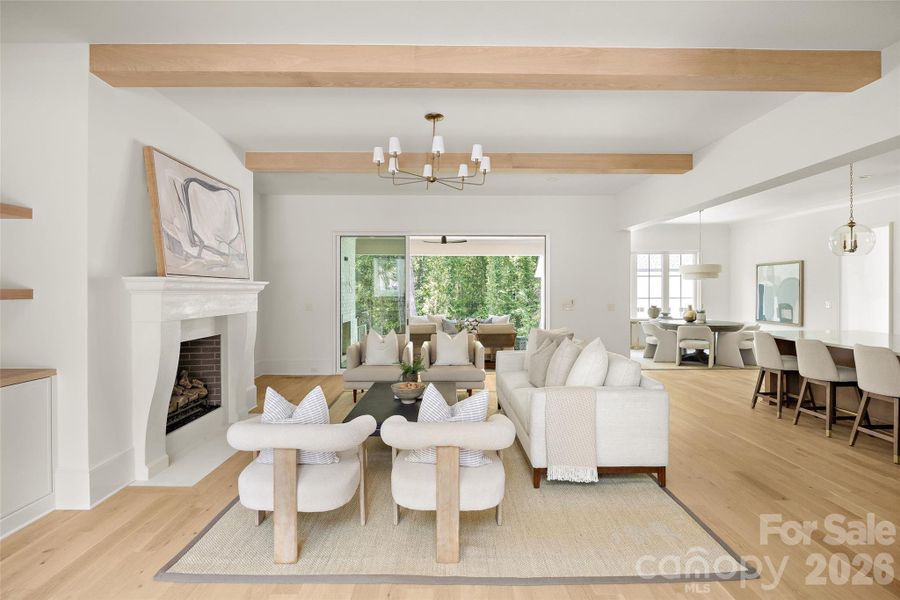 Furnished interior view inside a new home in , Charlotte (Image 33).