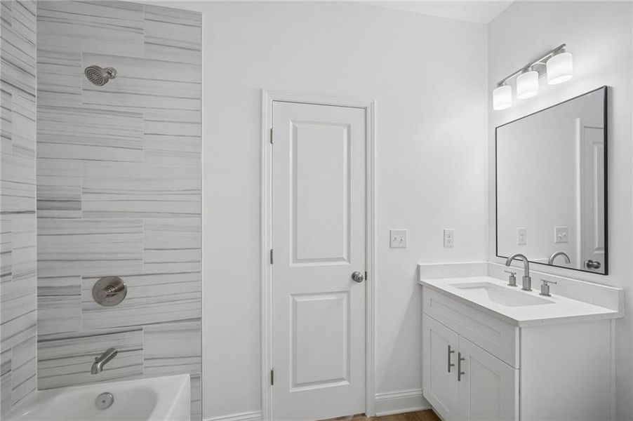 Furnished interior view inside a new home in , Atlanta (Image 11).