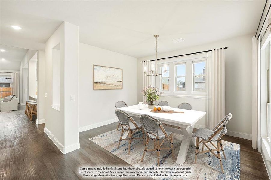 Furnished interior view inside a new home in Triple Diamond Ranch, Mansfield (Image 11).
