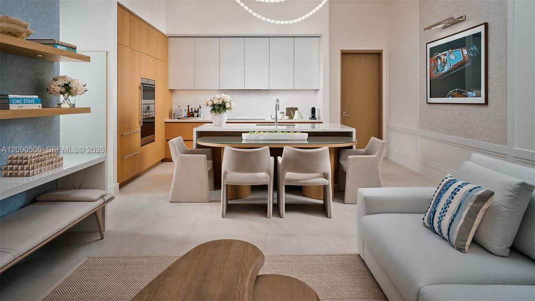 Furnished interior view inside a new home in , Fort Lauderdale (Image 6).