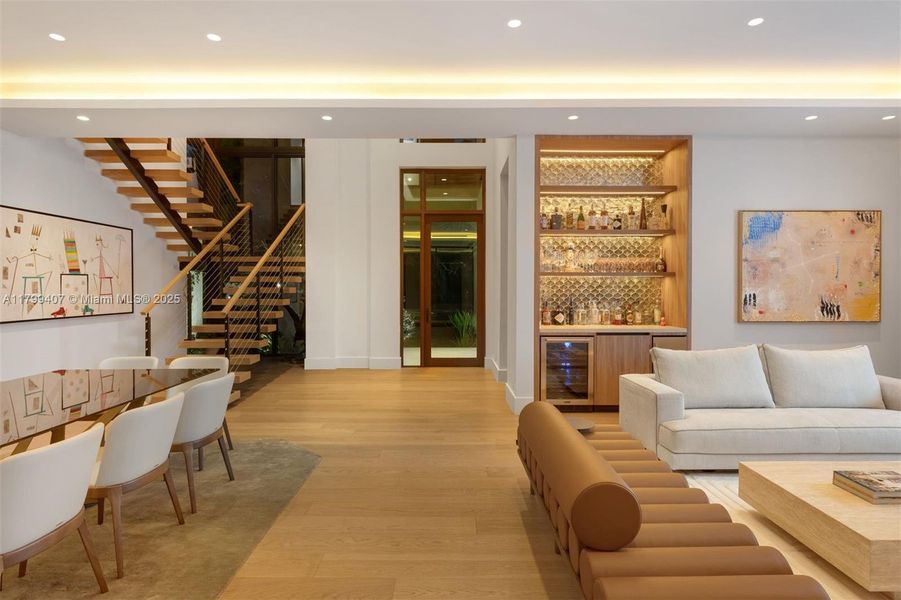 Furnished interior view inside a new home in , Miami (Image 7).