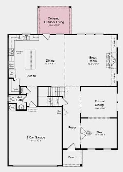 2D floor plan layout of this home in Auburn Glen, Dacula, GA (Image 3). 2D floor plan layout of this home in Auburn Glen, Dacula, GA (Image 3).