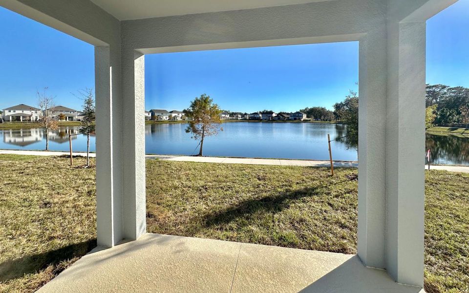 Exterior details and patio area of a home in Trinity Place, St. Cloud (Image 3). Exterior details and patio area of a home in Trinity Place, St. Cloud (Image 3).