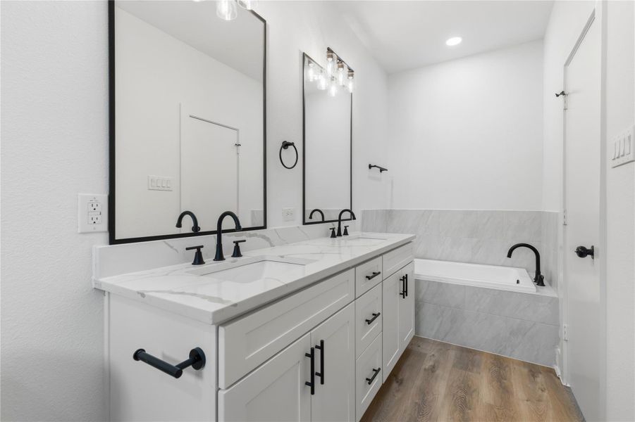 Furnished interior view inside a new home in , Houston (Image 9).