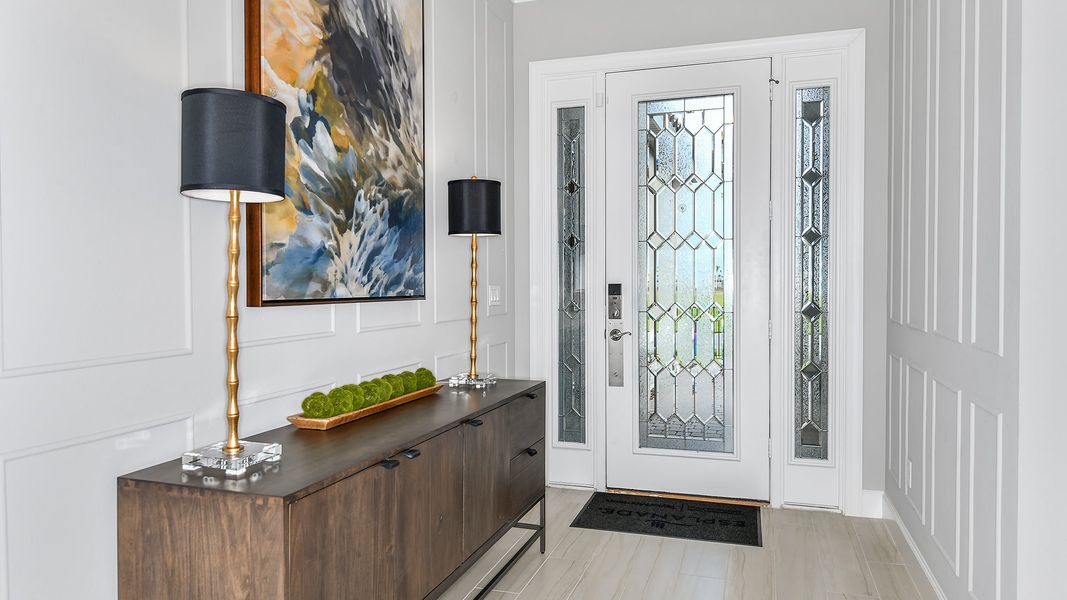 Furnished interior view inside a new home in Astor Creek Golf and Country Club, Port St. Lucie (Image 7). Furnished interior view inside a new home in Astor Creek Golf and Country Club, Port St. Lucie (Image 7).