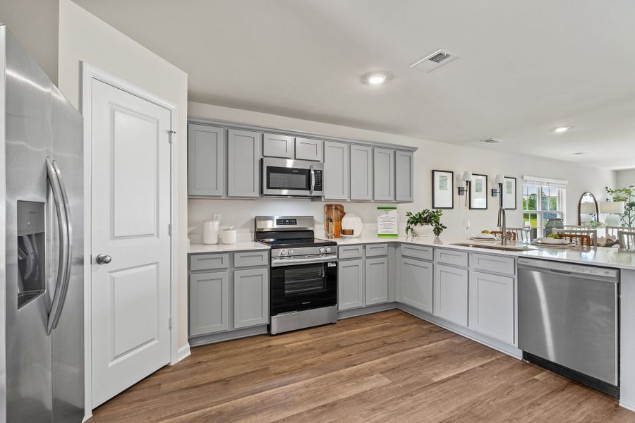Furnished interior view inside a new home in Reserve at Mill Creek, Columbia (Image 6).