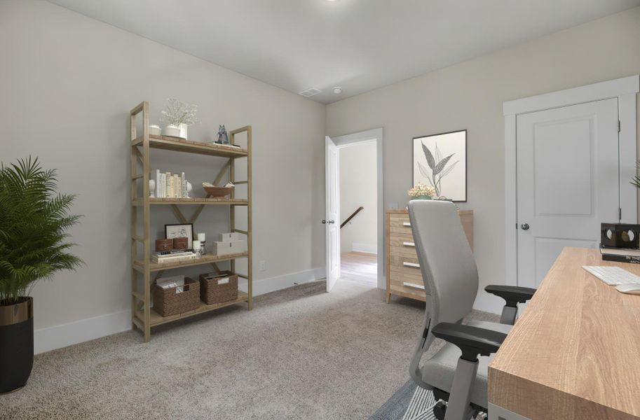 Furnished interior view inside a new home in Indigo Grove Single Family Homes, Johns Island (Image 44).