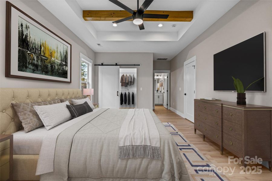 Furnished interior view inside a new home in , Asheville (Image 9).
