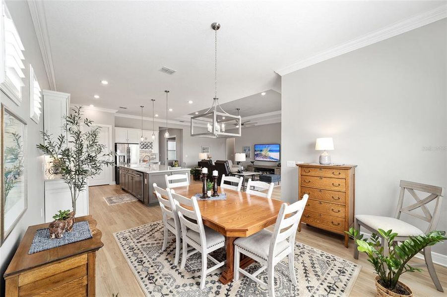 Furnished interior view inside a new home in , Ocala (Image 46).