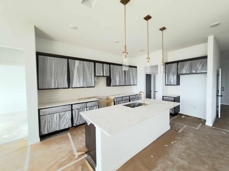 Kitchen Construction Progress featuring the Oxford Collection