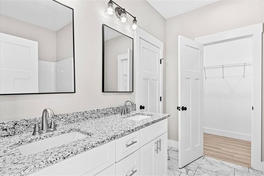 Furnished interior view inside a new home in , Dalton (Image 9).