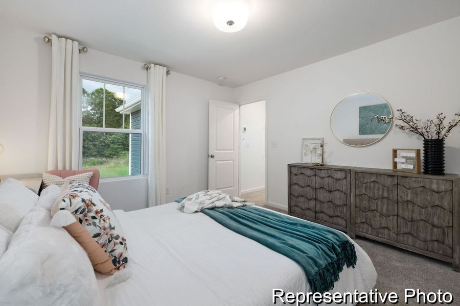 Furnished interior view inside a new home in Lowell Woods, Lowell (Image 17).
