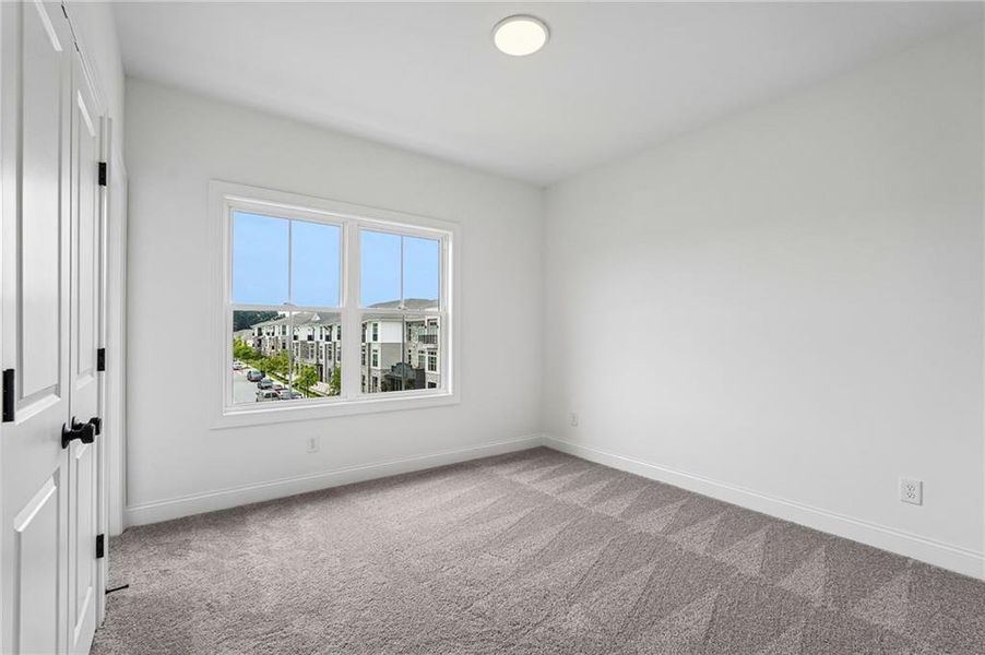 Spacious, unfurnished interior of a new home in Millcroft Townhomes, Buford (Image 38). Spacious, unfurnished interior of a new home in Millcroft Townhomes, Buford (Image 38).
