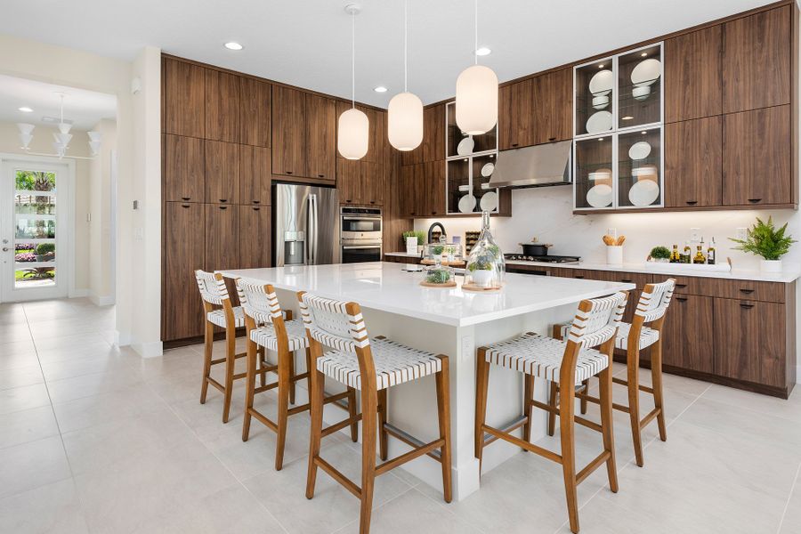 Representative furnished interior of a home built from the Samoa by GL Homes in Lotus Edge, Boca Raton (Image 8).