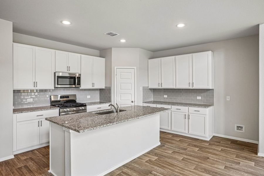 Furnished interior view inside a new home in Cloverleaf, Austin (Image 8).